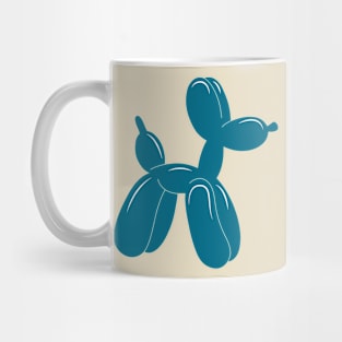 Blue balloon dog Mug